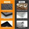 image:imageTORACK 109 PCS Pegboard Wall Organizer 4 ft Garage Metal Pegboard Utility Tool Storage Kit wToolboard Hooks amp Pegboard Hooks Accessories Wall Mounted Storage Bins amp ShelfBlack