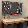 image:imageTORACK 109 PCS Pegboard Wall Organizer 4 ft Garage Metal Pegboard Utility Tool Storage Kit wToolboard Hooks amp Pegboard Hooks Accessories Wall Mounted Storage Bins amp ShelfBlack