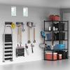 image:imageTORACK 15 PCS Garage Storage System Hooks Shelving Hooks for Keyhole Shelving Units Wall Mount Utility Hooks for Tools Ladders Cords Folding Chairs Shovels and RakesBlackOrangeBlack