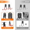 image:imageTORACK 15 PCS Garage Storage System Hooks Shelving Hooks for Keyhole Shelving Units Wall Mount Utility Hooks for Tools Ladders Cords Folding Chairs Shovels and RakesBlackOrangeBlack