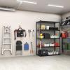 image:imageTORACK 15 PCS Garage Storage System Hooks Shelving Hooks for Keyhole Shelving Units Wall Mount Utility Hooks for Tools Ladders Cords Folding Chairs Shovels and RakesBlackBlack