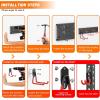 image:imageTORACK 15 PCS Garage Storage System Hooks Shelving Hooks for Keyhole Shelving Units Wall Mount Utility Hooks for Tools Ladders Cords Folding Chairs Shovels and RakesBlackOrangeBlack
