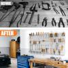 image:imageTORACK 188 PCS Pegboard Accessories Kit with Hooks Bins and Peg Locks Pegboard Hook for 14 Pegboards Tool Organizer for Garage Workshop Craft Room