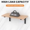 image:imageTORACK 24 Folding Shelf Brackets Heavy Duty Shelf Bracket Wall Mounted Triangle Hinges for Shelves Collapsible Table Brackets Workbench Supports for Garage1 Pair16 Inch