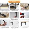 image:imageTORACK 24 Folding Shelf Brackets Heavy Duty Shelf Bracket Wall Mounted Triangle Hinges for Shelves Collapsible Table Brackets Workbench Supports for Garage1 Pair24 Inch