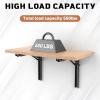 image:imageTORACK 24 Folding Shelf Brackets Heavy Duty Shelf Bracket Wall Mounted Triangle Hinges for Shelves Collapsible Table Brackets Workbench Supports for Garage1 Pair18 Inch
