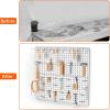 image:imageTORACK 2Pack 12x24 inch Metal Pegboard Panels for Garage Wall Tool Storage Pegboard for Workbench Workshop Tools Organizer Peg Board for PegsGrey12x24 in