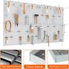 image:imageTORACK 2Pack 12x24 inch Metal Pegboard Panels for Garage Wall Tool Storage Pegboard for Workbench Workshop Tools Organizer Peg Board for PegsGrey12x24 in