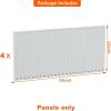 image:imageTORACK 2Pack 12x24 inch Metal Pegboard Panels for Garage Wall Tool Storage Pegboard for Workbench Workshop Tools Organizer Peg Board for PegsGrey12x24 in