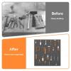 image:imageTORACK 2Pack 12x24 inch Metal Pegboard Panels for Garage Wall Tool Storage Pegboard for Workbench Workshop Tools Organizer Peg Board for PegsGrey16x16 in