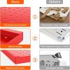 image:imageTORACK 3 PCS Metal Pegboard Panels for Wall Garage Utility Tools Storage Pegboard for Workbench Shop Modular Peg Board Tool Organizer BoardsPack of 3 BlackRed