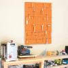 image:imageTORACK 3 PCS Metal Pegboard Panels for Wall Garage Utility Tools Storage Pegboard for Workbench Shop Modular Peg Board Tool Organizer BoardsPack of 3 BlackOrange