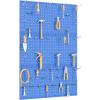 image:imageTORACK 3 PCS Metal Pegboard Panels for Wall Garage Utility Tools Storage Pegboard for Workbench Shop Modular Peg Board Tool Organizer BoardsPack of 3 BlackBlue