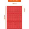 image:imageTORACK 3 PCS Metal Pegboard Panels for Wall Garage Utility Tools Storage Pegboard for Workbench Shop Modular Peg Board Tool Organizer BoardsPack of 3 BlackRed