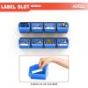 image:imageTORACK WallMounted Storage Bins 16 Plastic Bins for Tools Organization in Garage Craft Room and Shop4Pack BlueBlue