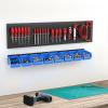 image:imageTORACK WallMounted Storage Bins 16 Plastic Bins for Tools Organization in Garage Craft Room and Shop4Pack BlueBlueblack