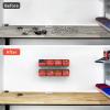 image:imageTORACK WallMounted Storage Bins 16 Plastic Bins for Tools Organization in Garage Craft Room and Shop4Pack BlueOrange