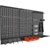 image:imageTORACK 109 PCS Pegboard Wall Organizer 4 ft Garage Metal Pegboard Utility Tool Storage Kit wToolboard Hooks amp Pegboard Hooks Accessories Wall Mounted Storage Bins amp ShelfBlack
