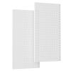 image:imageTORACK 2Pack 12x24 inch Metal Pegboard Panels for Garage Wall Tool Storage Pegboard for Workbench Workshop Tools Organizer Peg Board for PegsGrey12x24 in