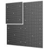 image:imageTORACK 2Pack 12x24 inch Metal Pegboard Panels for Garage Wall Tool Storage Pegboard for Workbench Workshop Tools Organizer Peg Board for PegsGrey16x16 in