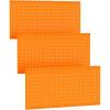image:imageTORACK 3 PCS Metal Pegboard Panels for Wall Garage Utility Tools Storage Pegboard for Workbench Shop Modular Peg Board Tool Organizer BoardsPack of 3 BlackOrange