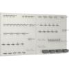 image:imageTORACK 97pcs Garage Storage 48x24 inch Pegboard Wall Organizer Metal Pegboard with Hooks Garage Storage Bins Utility Tool Board Panel Tool Organizer Silver