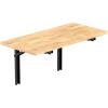 image:imageTORACK Heavy Duty Wall Mounted Folding Workbench SpaceSaving Collapsible Wall TableDesk for Garage Workshop Holds Up to 550 lbsBoard Size 4725 x 2275 in32x18 inch