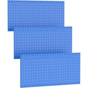 image:imageTORACK 3 PCS Metal Pegboard Panels for Wall Garage Utility Tools Storage Pegboard for Workbench Shop Modular Peg Board Tool Organizer BoardsPack of 3 BlackBlue