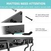 image:imageTORACK 64 Inch Garage Hooks Tool Organizer Adjustable Wall Mounted Garage Hanger Storage System 16 Hooks amp 16 Pegs