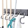 image:imageTORACK 64 Inch Garage Hooks Tool Organizer Adjustable Wall Mounted Garage Hanger Storage System 16 Hooks amp 16 Pegs
