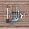 image:imageTORACK 64 Inch Garage Hooks Tool Organizer Adjustable Wall Mounted Garage Hanger Storage System 16 Hooks amp 16 Pegs