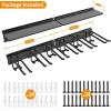 image:imageTORACK Garage Storage Organizer Systems Wall Mount Overhead shelving 48 inch Heavy Duty Steel Tool Racks 6Pack 12 Double Hooks 48 inch by 7 inch Floating Shelves up to 1200IbsUpgraded Metal Rack