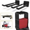 image:imageTORACK Garage Hooks Tool Organizer 4 Pack Heavy Duty Steel 12 Wave Hooks Wall Mount Garage Storage Utility Hook for Car Tires Ladder Chairs Power Tools Garden Tools2Pack 124 Heavy Hooks