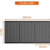 image:imageTORACK 3 PCS Metal Pegboard Panels16x24 inch for Wall Garage Tools Storage Pegboard for Workbench Modular Peg Board Tool Organizer Board KitPack of 3 GreyBlack
