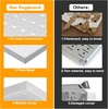 image:imageTORACK 3 PCS Metal Pegboard Panels16x24 inch for Wall Garage Tools Storage Pegboard for Workbench Modular Peg Board Tool Organizer Board KitPack of 3 GreyGrey