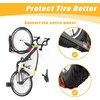 image:imageTORACK BIKEPAL No Lifting Swivel Bike Racks Space Saving Wall Mounted Bike Holder for Garage Bike Wall Hangers for Vertical Bike Storage 4 Pack2Pack