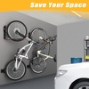 image:imageTORACK BIKEPAL No Lifting Swivel Bike Racks Space Saving Wall Mounted Bike Holder for Garage Bike Wall Hangers for Vertical Bike Storage 4 Pack2Pack
