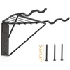 image:imageTORACK Bike Storage Rack 2 Bicycle Hanger Mountain Bike Wall Mount Foldable Horizontal Bike Holder Bike Hook for Garage Indoor Space Saving Portable Bicycle Stand Reinforced super sturdy