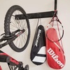 image:imageTORACK Bike Storage Rack 2 Bike Hooks for Garage Wall Mount Garage Organizer and Storage System Vertical Bicycle Hanger Up to 100lbs