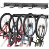 image:imageTORACK Bike Storage Rack Wall Mount Garage Bike Hanger for 5 Bicycles Adjustable Bike Hooks for Home indoor Holds Up to 300lbs