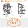 image:imageTORACK Freestanding Bike Storage Stand for Garage Heavy Duty 7 Bikes and 7 Helmets Vertical Bike Storage Stand Floor Bikes Storage RackStand for 5 bikes