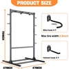image:imageTORACK Freestanding Bike Storage Stand for Garage Heavy Duty 7 Bikes and 7 Helmets Vertical Bike Storage Stand Floor Bikes Storage RackStand for 7 bikes