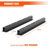 image:imageTORACK Garage Ceiling Bin Storage Rack Adjustable Heavy Duty Overhead Tote Storage Rail Systemfor 5 Bins Bins are not includedfor 3 bins