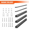 image:imageTORACK Garage Ceiling Bin Storage Rack Overhead Tote Storage Rail System Heavy Duty Adjustable Tote Slide Rails Garage Bins Storage SystemBlack Bins are not includedBlack