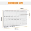 image:imageTORACK Garage Tools Organizer Boards Kit with Hooks Modular WallMounted Tool Storage Pegboard for WorkbenchBlack 4 Panels with HooksGray