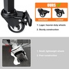 image:imageTORACK Golf Bag Storage for Garage Rolling Golf Bag Stand Golf Equipment amp Accessories Storage Rack with ShelvesBlack