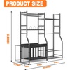 image:imageTORACK Golf Bags Stand with Ball Storage Large Capacity Garage Sports Equipment Organizer Indoor Toys Storage