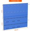 image:imageTORACK Metal Pegboard Wall Tool Organizer 24 x 24 or 12 x 48 70 PCS Tools Storage Pegboard for Garage Peg Board Tool Organizer Board with Hooks for WorkbenchGreyBlue