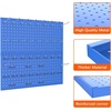 image:imageTORACK Metal Pegboard Wall Tool Organizer 24 x 24 or 12 x 48 70 PCS Tools Storage Pegboard for Garage Peg Board Tool Organizer Board with Hooks for WorkbenchGreyBlue