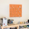 image:imageTORACK Metal Pegboard Wall Tool Organizer 24 x 24 or 12 x 48 70 PCS Tools Storage Pegboard for Garage Peg Board Tool Organizer Board with Hooks for WorkbenchGreyOrange